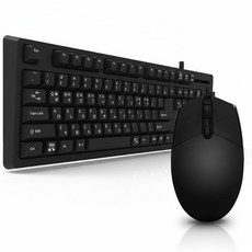 큐센 멤브레인 유선 키보드 마우스 세트, KM4500PLUS, 일반형