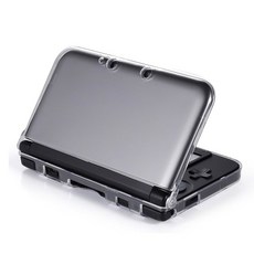 3DS XL 케이스 - 닌텐도 3DS XL LL용 울트라 클리어 크리스탈 투명 하드 쉘 보호 케이스 커버 스킨 - [새로운 수정된 힌지 디자인]