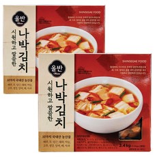 올반 나박김치, 4개, 1.2kg