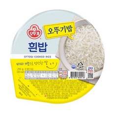 오뚜기 흰밥, 210g, 12개