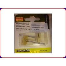 PROXXON 細拋光頭柄 皮革拋光工具, 1個