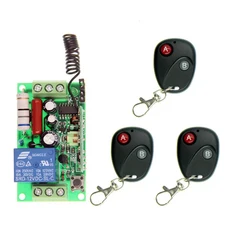 스마트 스위치 무선 RF 리모컨 송신기 리시버 시스템 LED 조명 스트립 모터 콘솔용 AC 220V 1CH, [01] 220V, [02] 433 MHz, [06] Red 3