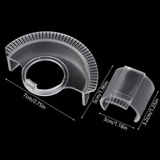 마이크로 앵글 그라인더 90용 커버 1세트 전기 엘보 연마기 클램프 척 엘보 조각 광택기 액세서리, Transparent