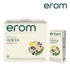이롬 황성주 박사의 국산콩 두유 검은콩과 17곡, 190ml, 20개