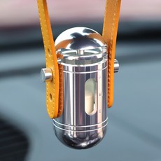 TOSSY 토씨 클래시맨 고급 차량용 방향제 자동차디퓨저 룸미러형, 실버(Silver), Long type - 카멜, 화이트머스크(White musk), 1개