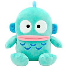 정품 산리오 인형 한교동 귀여운 물고기 인형, 진짜 산리오 인형, 22cm 한교동