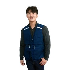 ACE Big Hit背心1+1網眼工作馬甲4色海軍熒光深灰藍色