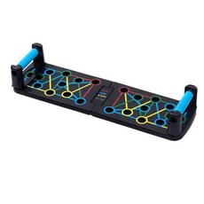 新款男性健身器材伏地挺身架 鍛鍊臂力胸肌腰腹腹肌, 14種多功能俯臥撐板, 1個