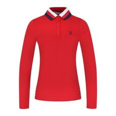 여성 삼색 에리 포인트 티셔츠_BGCFTS504RE 218408