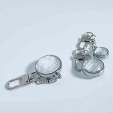 강아지 수염 볼록 키링 보관함 반려동물 고양이 털 66283ea 1(pc)