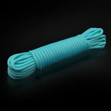 4mm 색상 빛나는 낙하산 코드 로프 매는 밧줄 로프 경고 로프 밀 스펙 유형 한 가닥 등산 캠핑 생존 장비, 01 Pale blue