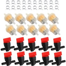 나카 494768 14 연료 필터 차단 밸브 클램프 모우어 발전기 정원 기계 697947 698183과 호환됨