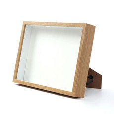 3D 입체 관액자 A4 네추럴 드라이플라워 책상 가족사진