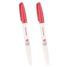 고쿠요 노리타케 고양이와 소녀 노크식 젤 펜 0.5mm, 2개, 레드