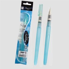 워터 브러쉬 소 포스터물감 납작붓 쓱템, 1개