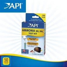 API 암모니아 NH3/NH4 테스터/수족관 어항 수조 수질 관리 테스트 시약 측정 검사 키트 열대어 구피 해수어, 1개