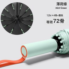 72骨自動雨傘禮盒裝男三折摺疊晴雨兩用傘遮陽防曬傘印刷LOGO廠家