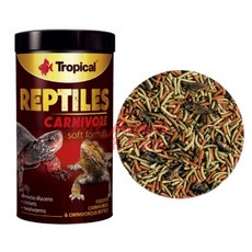 帥哥水族【Tropical 德比克】 TROPICAL高營養肉食烏龜.兩棲爬蟲飼料 鬆獅蜥 守宮 豹紋壁虎 蜥蜴, 1個, 1000ml