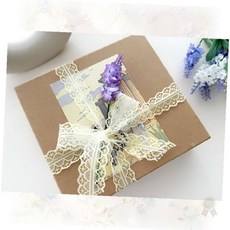 수공예 장식 자수 망사 천 리본 끈 선물 포장 꾸미기 핸드메이드 DIY 소품, 1개, GS레이스 리본 화이트