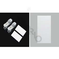 드리오샵 붙이는 블라인드(90x150cm) (화이트) 프라이버시