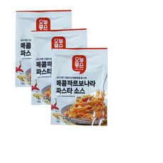 오늘좋은 매콤까르보나라 파스타소스, 3개, 150g