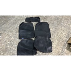 吉可麗 五片式 腳踏墊 黑色 塑膠材質, 1個