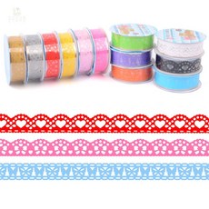 운무로마켓 레이스 마스킹 테이프 레이스마스킹테이프, 보라색