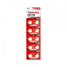 [버튼셀건전지] 도시바 TOSHIBA LR1130 포장 10개입 1.5V 50mAh