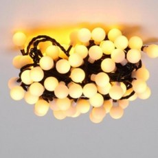 흑색선 트리 성당 황색 장식 교회 어린이집 유치원 크리스마스 업소 카페 앵두볼 LED 전구 학원 식당, 단품