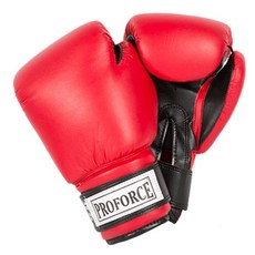 프로 Force 프로Force 유니 인조 가죽 복싱 장갑 (레드 블랙 팜 623.7g(22온스), 프로 Force 프로Force 유니 인조 가죽 복싱 장