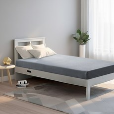 텍스스테드 싱글 매트리스 메모리폼 토퍼, 7.5cm, 그레이