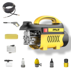 초강력 고압세척기 고압 분사기 자동차 세차기 하수구 뚫는 기계 200bar 09노리, 하수구호스 포함 기본형, 혼합색상