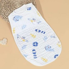 六層紗防踢被 透氣吸汗四層泡泡紗睡袋 背心式嬰兒睡袋 寶寶睡袋 背心式防踢被