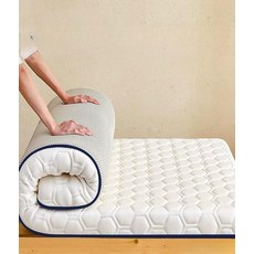 수면 매트리스 롤형 단단한 라텍스 퀸사이즈 스프링리스 롤링, 80x190cm, 다이아몬드 화이트 4cm