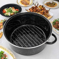 직화 냄비 28cm 장갑포함 찜기 법랑 국수 찌개 고구마굽는 고구마