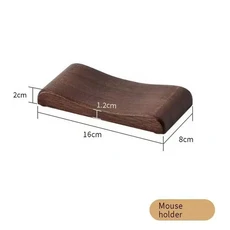 기계식 키보드용 대나무 손목 받침대 60 87 104 키에 적합 호두나무 인체공학적 부드러운 방수 손바닥 지지, 01 Mouse Wrist Rest