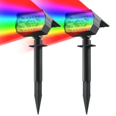 Swiatla 29LED RGB 태양광 스포트라이트 7 가지 색상 변경 크리스마스 장식 야외 조경 조명 정원 파티오 IP