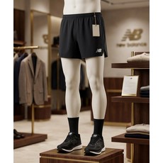 뉴발란스 NBNVG26211 / MEN RC 쇼츠 5인치 (BLACK) L7K3