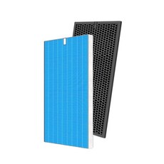 SHARP 夏普 KC-JD60T KC-JH60T KC-JD70T KC-JH70T KC-JH61T KC-JH71T 空氣清淨機 濾心 濾網, 1套, 高效抗菌抗敏 HEPA+活性碳脫臭催化