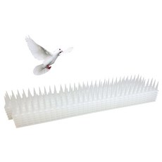 비둘기퇴치 버드스파이크, 4x43cm 화이트, 12개
