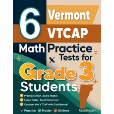 (英文圖書)6 Vermont VTCAP Math Practice Tests for Grade 3 Students: A Complete Guide to Bu... 平裝版, Effortless Math Education, 英文