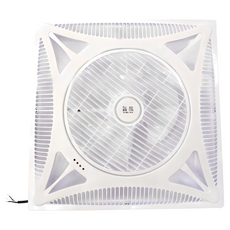 110V ABS抗靜電輕鋼架節能循環扇 (黑色/轉盤可調/雙滾珠軸承), 白色110V