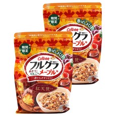 가루비 후르츠 그래놀라 고구마와 사과 메이플 맛, 550g, 2개