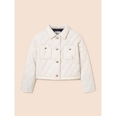 빈폴 키즈 여아 칼라 퀼팅 점퍼 아이보리 (BI5138G020) 305639