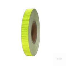 BJ 벌집무늬 반사 테이프 25mm x 50M 형광노랑, NONE, 1개