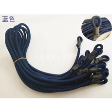 트램펄린 고무 줄 점핑 탄성 밴드 점프 로프 호환, 싱글버클고무백10MM1.2미터길이블루2개