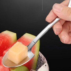 펀코 삽수저 디저트스푼 롱스푼 티스푼 디저트포크 아이스크림스푼, 삼각삽, 1개