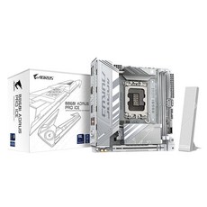 GIGABYTE B860I AORUS PRO ICE 인텔 코어 울트라 (시리즈 2) LGA 1851 마더보드 Mini-ITX DDR5 2X M.2 PCIe 5.0 썬더