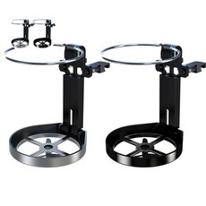 bmw컵홀더 차량용 송풍구 컵홀더 거치대, 실버