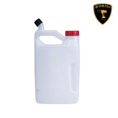 예초기 공용 2리터 연료혼합통 2싸이클 엔진오일 혼합 25:1 50:1 혼합비 기재, 1개